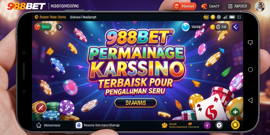 Screenshot utama gameplay 988BET yang menampilkan keseruan permainan Kasino.