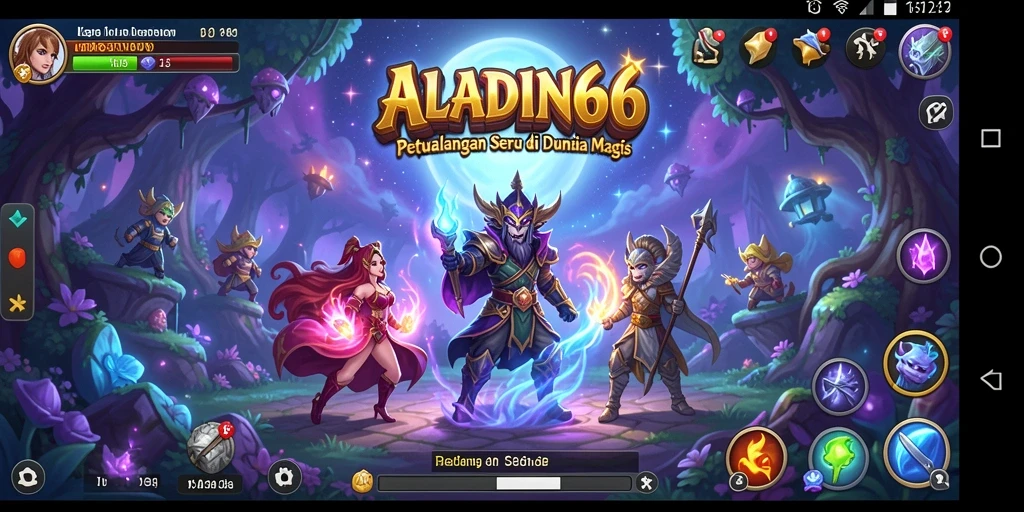 Tampilan gameplay ALADIN66 yang menakjubkan dalam petualangan seru.