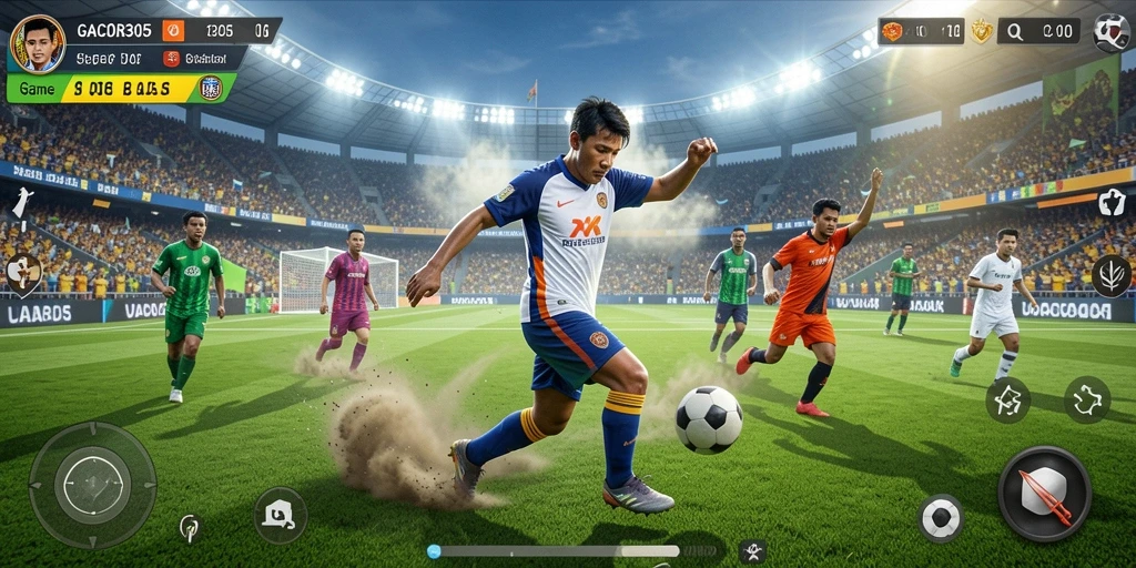 Tangkap momen seru dalam permainan sepak bola GACOR305.