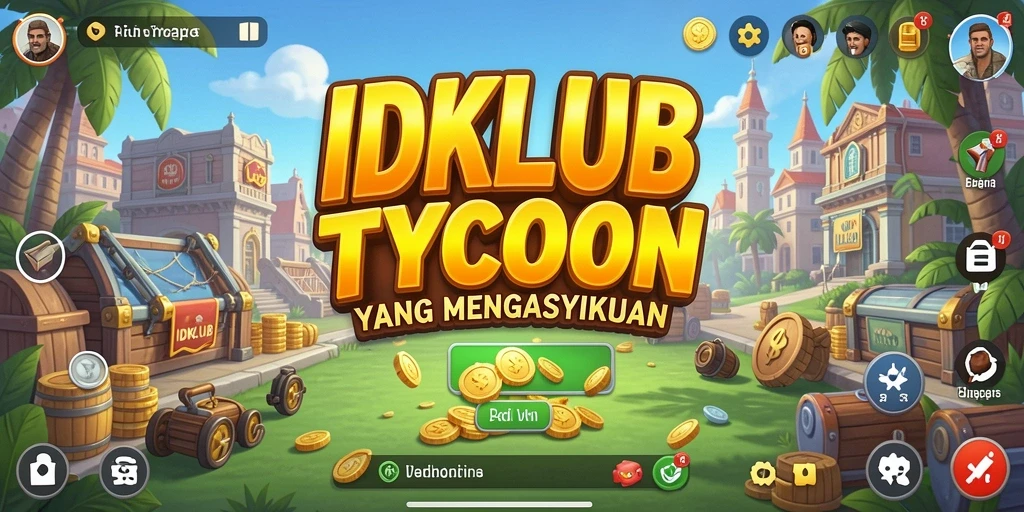 Tampilan gameplay seru di IDKLUB yang penuh strategi Tycoon.