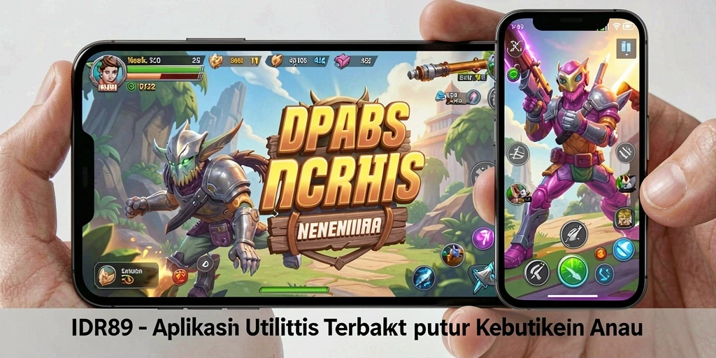 Tampilan antarmuka IDR89 yang modern dan intuitif.