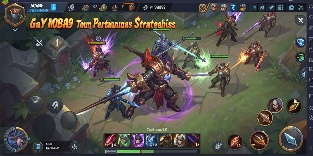 Screenshot utama JAYA89 menampilkan pertarungan epik antar karakter.