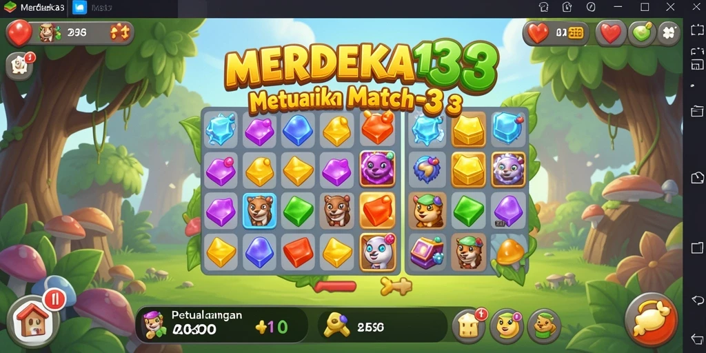 Gameplay seru dan penuh warna dalam MERDEKA138.