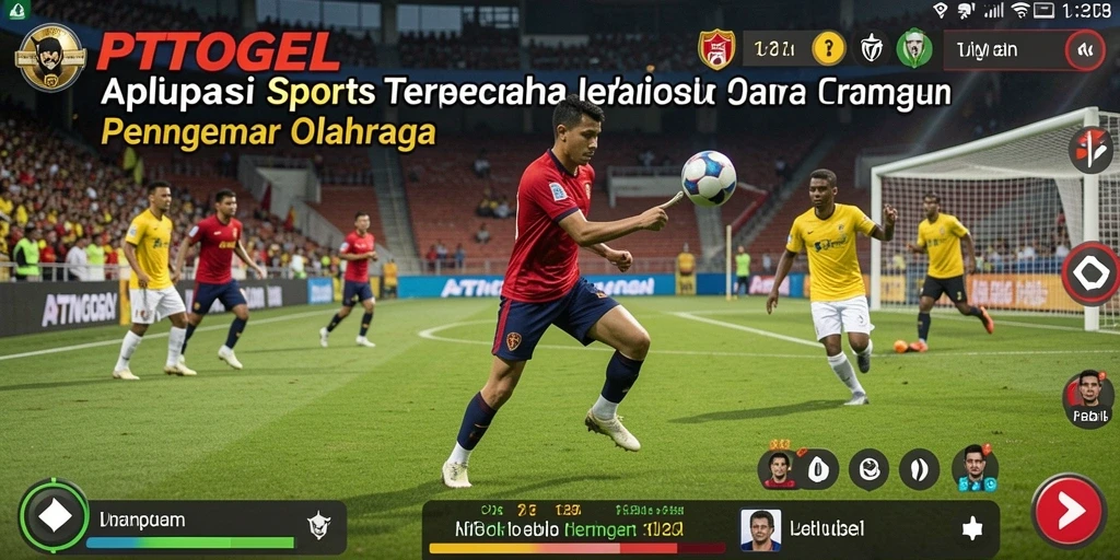 Gameplay PTTOGEL yang menampilkan statistik dan analisis olahraga.
