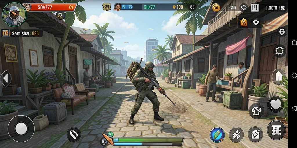 Tangkapan layar dari gameplay SOV777 yang menampilkan strategi dan simulasi menarik.