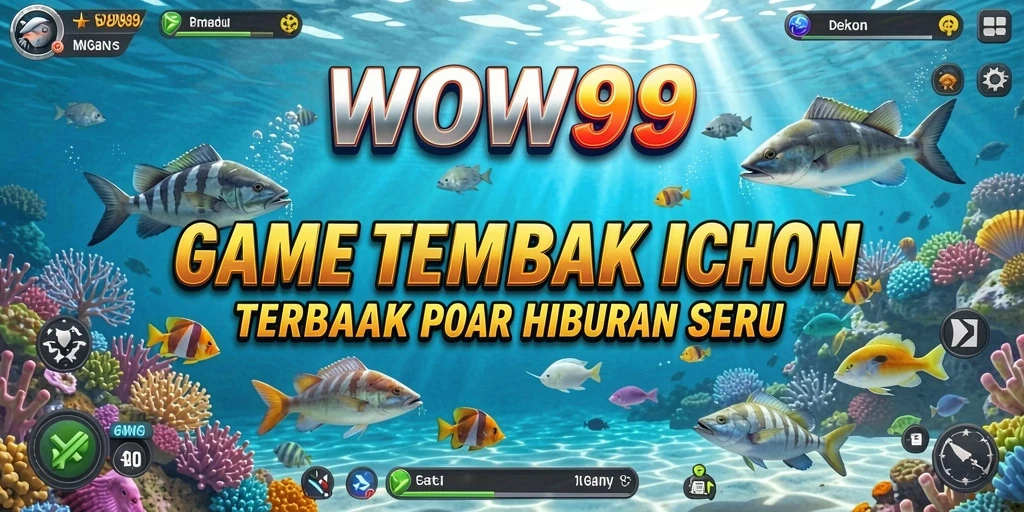 Screenshot gameplay WOW99 menampilkan aksi seru dalam menangkap ikan.